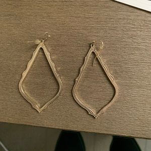 Kendra Scott gold earrings
